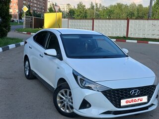 2021 Hyundai Solaris II Рестайлинг, белый, 1350000 рублей, вид 2