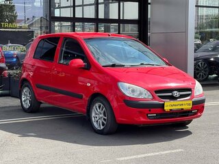 2009 Hyundai Getz I Рестайлинг, красный, 520000 рублей, вид 3
