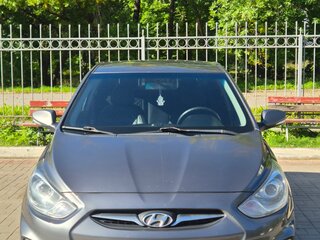 2011 Hyundai Solaris I, чёрный, 510000 рублей, вид 2