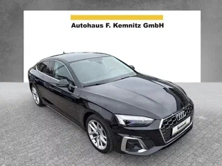 2024 Audi A5 Sportback 35 TFSI II (F5) Рестайлинг, чёрный, 3264634 рублей, вид 3