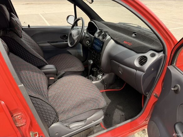 2005 Daewoo Matiz I Рестайлинг, красный, 260000 рублей - вид 6
