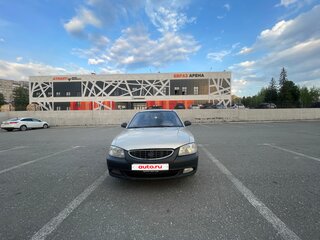 2006 Hyundai Accent ТагАЗ II, бежевый, 200000 рублей, вид 2