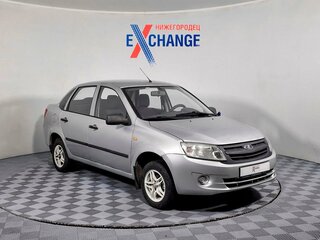 2013 Lada (ВАЗ) Granta I, серебристый, 204000 рублей, вид 3