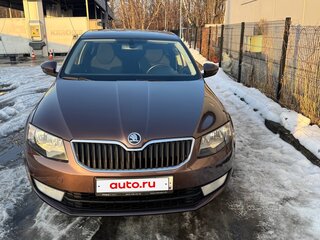 2015 Skoda Octavia III (A7), коричневый, 1350000 рублей, вид 1