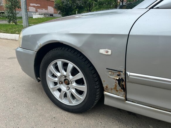 2003 Kia Magentis I Рестайлинг, серебристый, 279000 рублей - вид 7