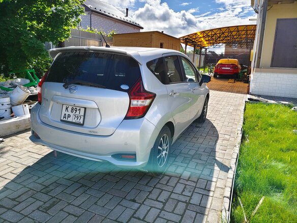 2017 Nissan Note II Рестайлинг, серый - вид 6