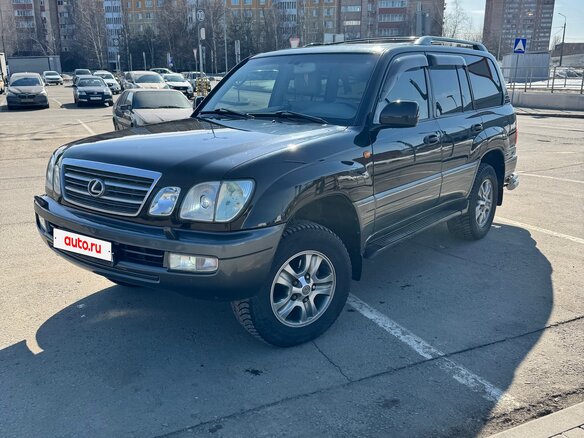 2005 Lexus LX 470 II Рестайлинг, чёрный, 1820000 рублей - вид 1