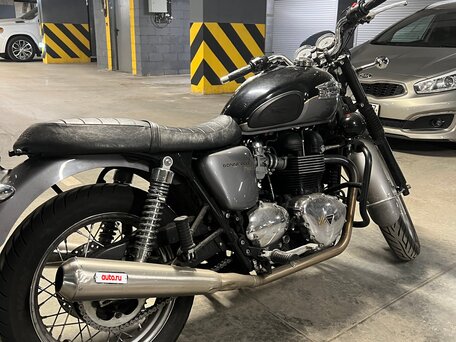 2011 Triumph Bonneville T100, чёрный, 600000 рублей, вид 4