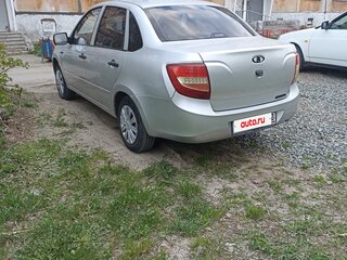 2012 Lada (ВАЗ) Granta I, серебристый, 385000 рублей, вид 4