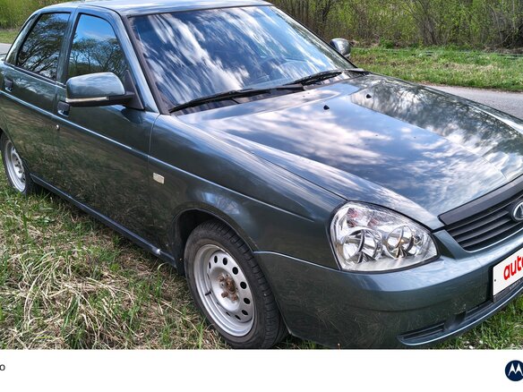 2008 Lada (ВАЗ) Priora I, зелёный, 210000 рублей - вид 1