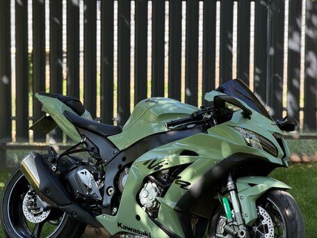 2017 Kawasaki ZX-10R Ninja, зелёный, 1150000 рублей, вид 4