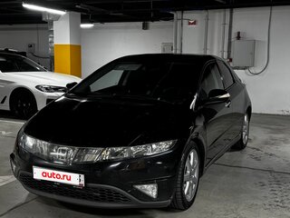 2007 Honda Civic VIII, чёрный, 620000 рублей, вид 2