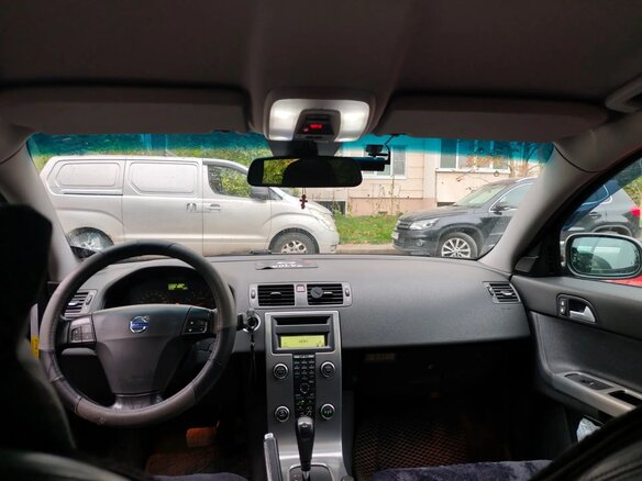 2007 Volvo V50 I Рестайлинг, чёрный - вид 17