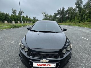 2012 Chevrolet Aveo II, чёрный, 300000 рублей, вид 1