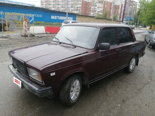 2008 Lada (ВАЗ) 2107, пурпурный, 145000 рублей, вид 2