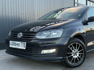 2018 Volkswagen Polo V Рестайлинг, чёрный, 1110000 рублей, вид 5