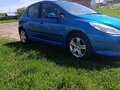 2007 Peugeot 307 I Рестайлинг, синий, 280000 рублей - вид 3