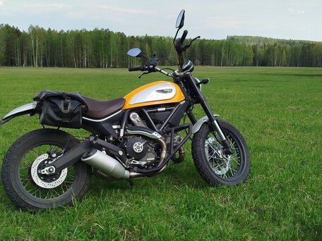 2016 Ducati Scrambler 800, жёлтый, 600000 рублей, вид 1
