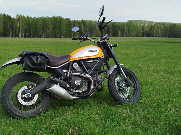 2016 Ducati Scrambler 800, жёлтый, 600000 рублей