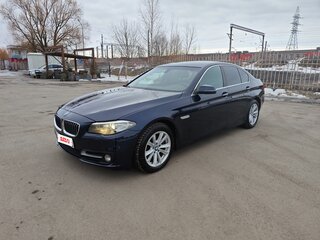 2014 BMW 5 серии 520d VI (F10/F11/F07) Рестайлинг, синий, 2100000 рублей, вид 2