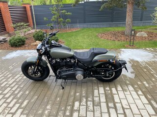 2021 Harley-Davidson Fat Bob, зелёный, 2250000 рублей, вид 3