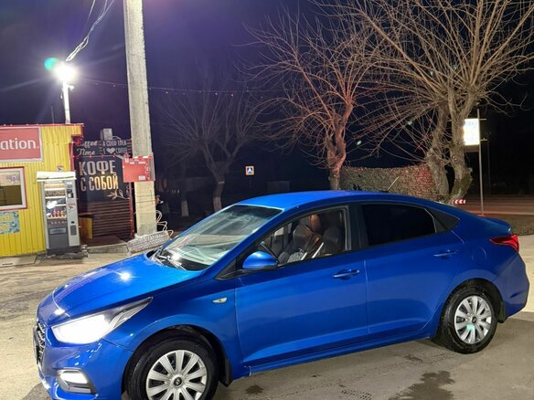2018 Hyundai Solaris II, синий, 955000 рублей - вид 7