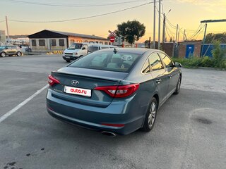 2015 Hyundai Sonata VII (LF), синий, 1420000 рублей, вид 5