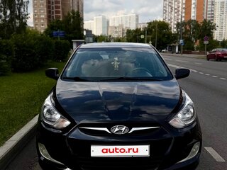2014 Hyundai Solaris I, чёрный, 800000 рублей, вид 1