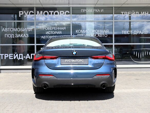 2021 BMW 4 серии 420d xDrive G22, G23, G26, синий - вид 3
