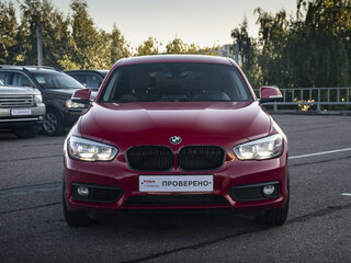 2016 BMW 1 серии 118i II (F20/F21) Рестайлинг, красный, 1806881 рублей, вид 2