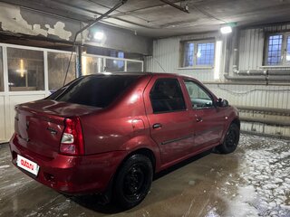 2010 Renault Logan I Рестайлинг, красный, 360000 рублей, вид 5