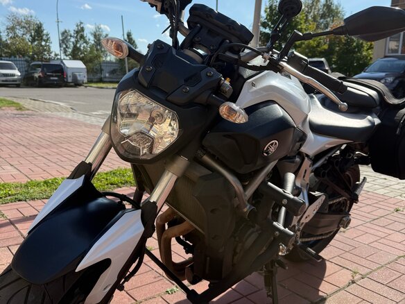 2014 Yamaha MT-07 (FZ-07), белый - вид 8