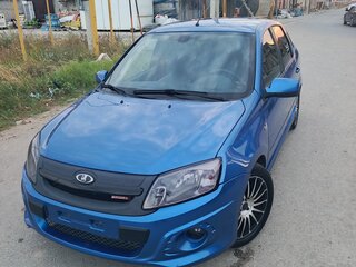 2015 Lada (ВАЗ) Granta Sport I, синий, 710000 рублей, вид 3