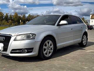 2009 Audi A3 II (8P) Рестайлинг 2, серебристый, 640000 рублей, вид 1