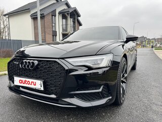 2021 Audi A6 45 TFSI V (C8), чёрный, 4500000 рублей, вид 4