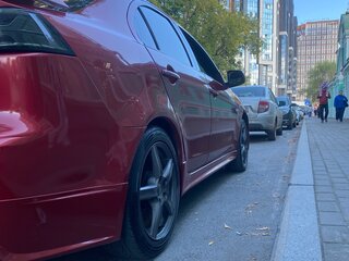 2007 Mitsubishi Lancer X, красный, 830000 рублей, вид 4