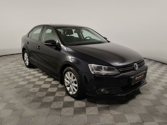 2012 Volkswagen Jetta VI, чёрный, 820000 рублей - вид 2