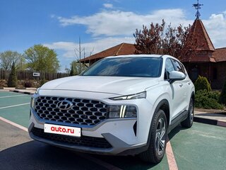 2021 Hyundai Santa Fe IV Рестайлинг, белый, 3200000 рублей, вид 1