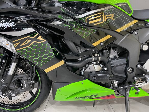 2020 Kawasaki ZX-6 Ninja, зелёный, 880000 рублей - вид 9