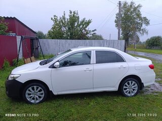 2012 Toyota Corolla X (E140, E150) Рестайлинг, белый, 1100000 рублей, вид 1