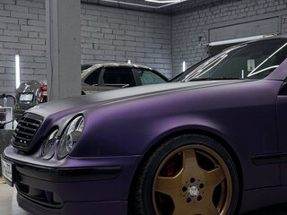 1999 Mercedes-Benz CLK-Класс 430 I (W208), фиолетовый, 670000 рублей, вид 2