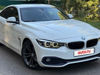 2018 BMW 4 серии 420d F32/F33/F36 Рестайлинг, белый, 3190000 рублей, вид 4