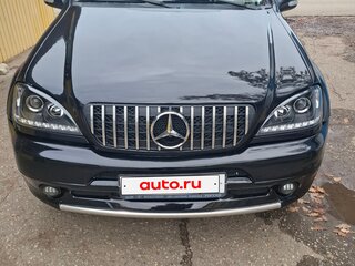 2002 Mercedes-Benz M-Класс 320 I (W163) Рестайлинг, чёрный, 1200000 рублей, вид 2