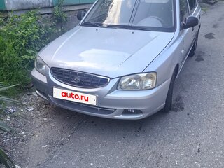 2004 Hyundai Accent ТагАЗ II, серебристый, 250000 рублей, вид 1