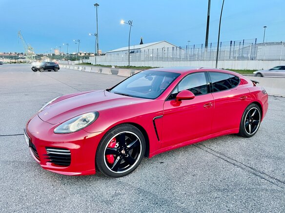 2015 Porsche Panamera GTS I Рестайлинг, красный, 4500000 рублей - вид 6