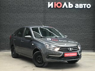 2020 Lada (ВАЗ) Granta I Рестайлинг, серый, 530000 рублей, вид 3