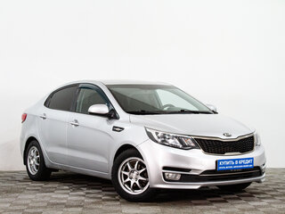 2017 Kia Rio III Рестайлинг, серебристый, 999000 рублей, вид 1