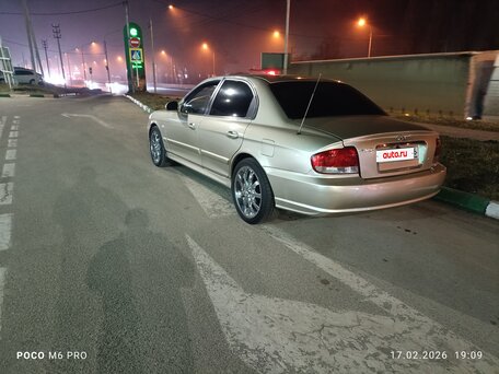 2005 Hyundai Sonata ТагАЗ IV (EF) Рестайлинг, бежевый, 630000 рублей, вид 5
