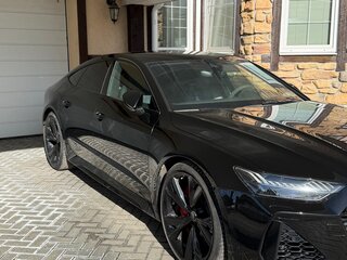 2022 Audi RS 7 II (4K), чёрный, 12500000 рублей, вид 2