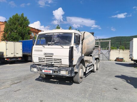 2001 КамАЗ Автобетоносмеситель, белый, 800000 рублей, вид 1